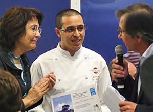 Remise des prix aux lauréats lors du salon Seafood à Bruxelles